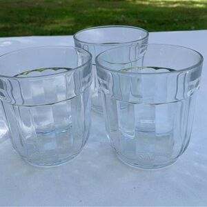 3 Vintage Glasses sold as a set